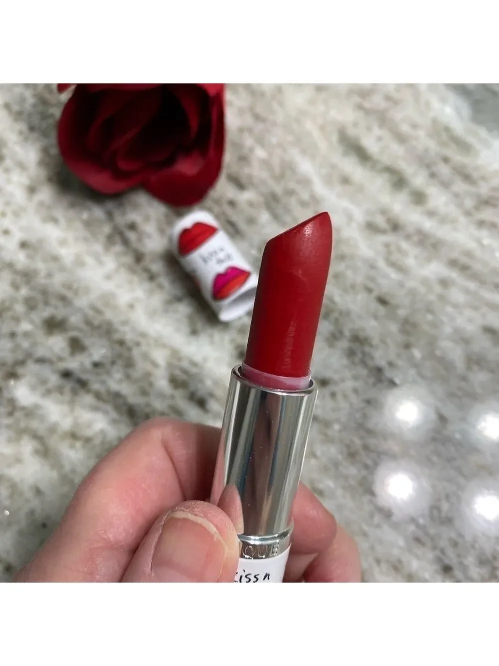 Clinique Long Last Soft Matte * Unused * full size lipstick. Matte Crimson